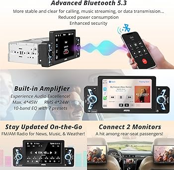 Amazon.com: ATOTO F7WE 5inch Single Din Car Stereo Receivers